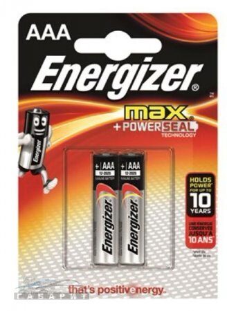 Бaтарейка Energizer AAA MAX E92 FSB (2шт.) Бaтарейка Energizer AAA MAX E92 FSB (2шт.)